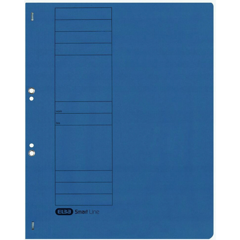 Skoroszyt wpinany do segregatora A4 niebieski 100551869 ELBA