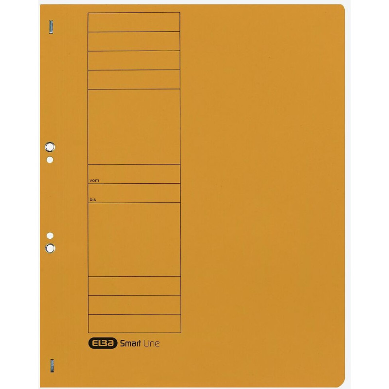 Skoroszyt wpinany do segregatora A4 żółty 100551871 ELBA
