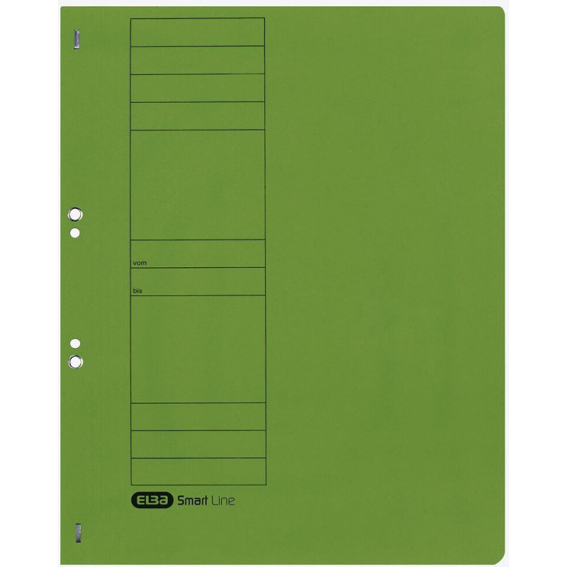 Skoroszyt wpinany do segregatora A4 zielony 100551872 ELBA