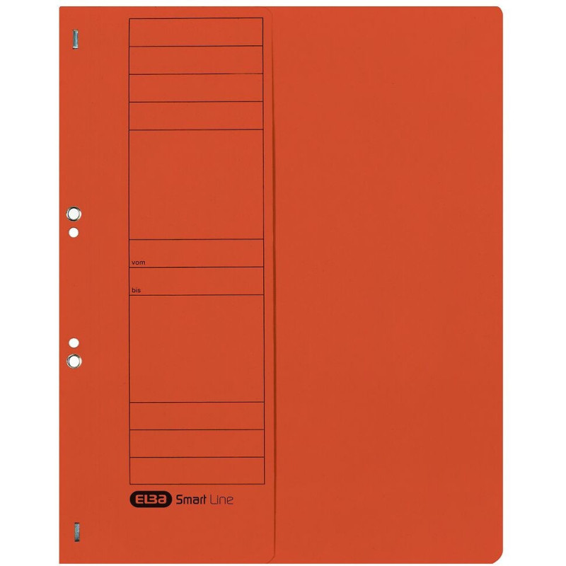 Skoroszyt oczkowy 1/2 A4 pomarańczowy 100551881 ELBA