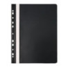 Skoroszyt na dokumenty twardy A4 wpinany do segregatora 10 sztuk czarny NATUNA