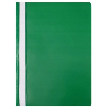 Skoroszyt miękki PP NATUNA (20szt) ciemnozielony polipropylen