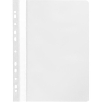 Skoroszyt zawieszany PP NATUNA biały (20szt) wzocniony polipropylen