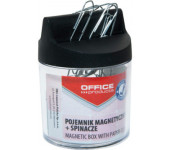 Spinacze okrągłe 26mm w pudełku magnetycznym (100szt.) OFFICE PRODUCTS 18184421-99