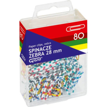 Spinacz okrągły zebra R28 GRAND 80szt. T4 110-1634 Spinacz okrągły zebra R28 GRAND 80szt. T4 110-1634