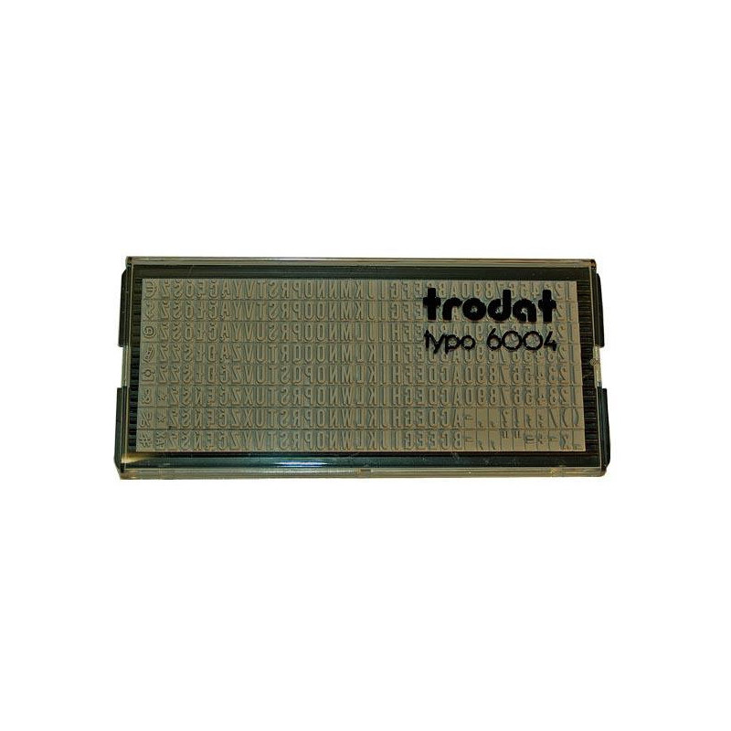 Zestaw czcionek 3mm 6003 POL TRODAT do drukarenek 4911/4912
