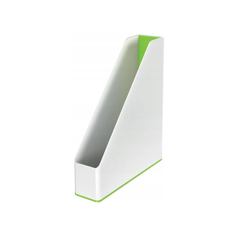 Pojemnik na dokumenty Leitz WOW dwukolorowy, biało-zielony 53621054