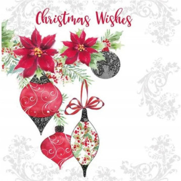 Serwetki świąteczne na Boże Narodzenie Święta 33x33cm papierowe 20 sztuk BN-109 AHA