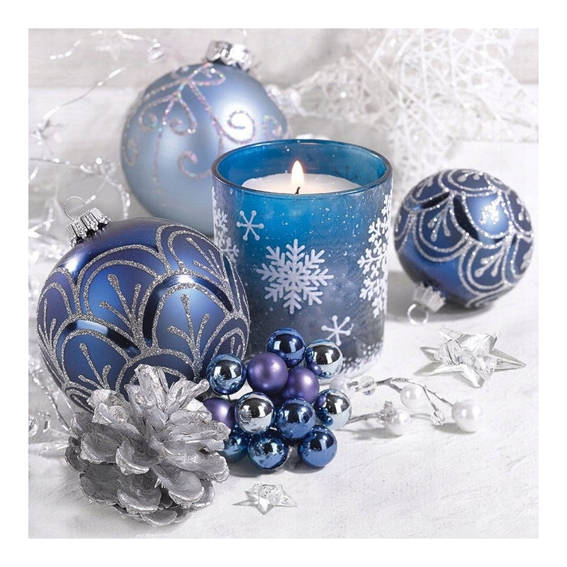 Serwetki świąteczne na Boże Narodzenie Święta 33x33cm papierowe 20 sztuk BN-135 AHA