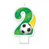 Świeczka urodzinowa Piłka Cyfra 2 SF-159-2 GO PARTY