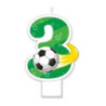 Świeczka urodzinowa Piłka Cyfra 3 SF-159-3 GO PARTY