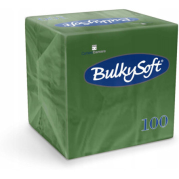 Serwetki BULKYSOFT 24x24mm 2 warstwy (100szt) zielone 32459 Serwetki BULKYSOFT 24x24mm 2 warstwy (100szt) zielone 32459