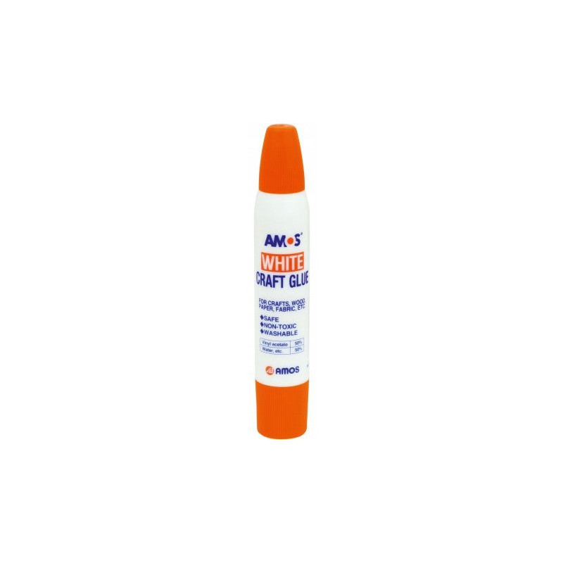 Klej w płynie biały 34ml/36g AMOS WCG34D12 130-1488