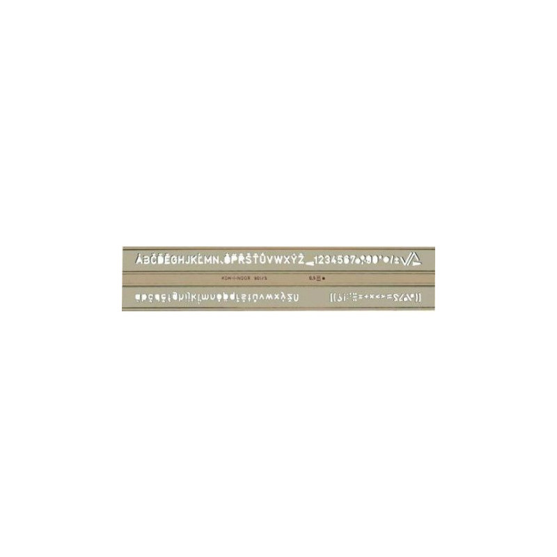Szablon CYFROWO-LITEROWY 2.0 748014 KOH-I-NOOR