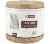 Sznurek jutowy 2mm / 250m szpula 500g. 800011 d.rect