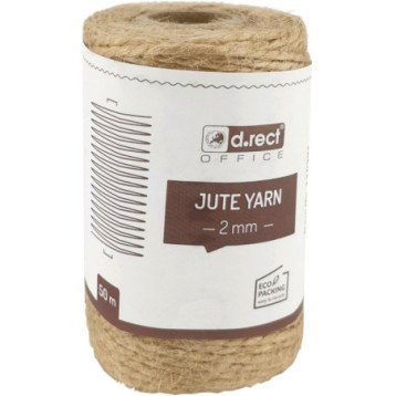 Sznurek jutowy 2mm / 50m szpula 800156 d.rect Sznurek jutowy 2mm / 50m szpula 800156 d.rect