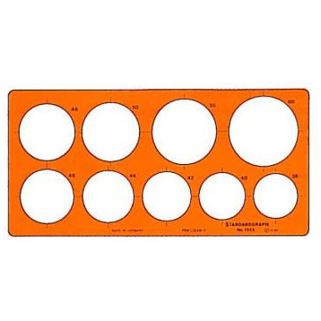 Szablon koła 9 LENIAR 1325 Szablon koła 9 LENIAR 1325