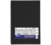 Szkicownik Sketchbook szyty A6 96k 100g czarny 400152626 OXFORD