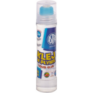 Klej szkolny w płynie transparentny Liquid Glue 50ml 401117001 ASTRA Klej szkolny w płynie transparentny Liquid Glue 50ml 401117001 ASTRA