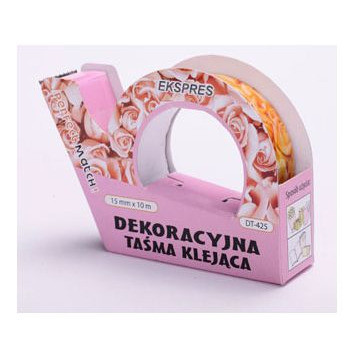 Taśma dekoracyjna RÓŻE 15mmx10m DT-425 DTA 15007