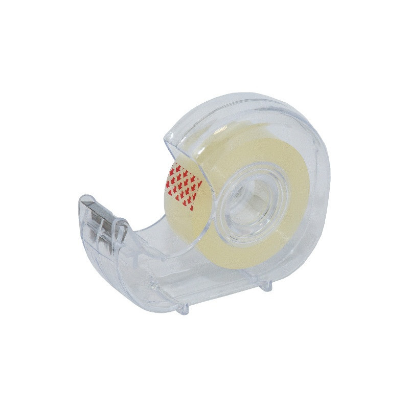 Taśma z podajnikiem 19mm x33m przezroczysta LEVIATAN 009405