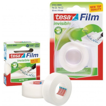 Taśma biurowa TESAfilm INVISIBLE 19x33m+Dyspenser Easy Cut 57414-00005 Taśma biurowa TESAfilm INVISIBLE 19x33m+Dyspenser Easy Cut 57414-00005