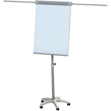 Flipchart mobilny, suchościeralny magnetyczny IGNIS, 68x105xh220cm MEMOBE MF003