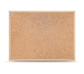 Tablica korkowa 60x40cm rama drewniana MEMOBE SMART MSTC060040