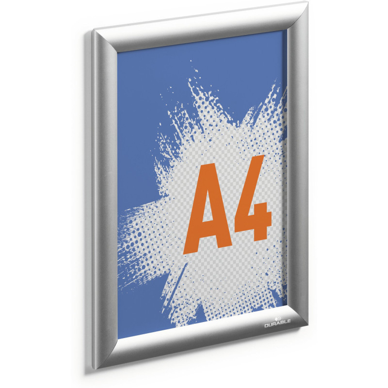 Ramka zatrzaskowa aluminiowa A4 srebrna 479623 DURABLE
