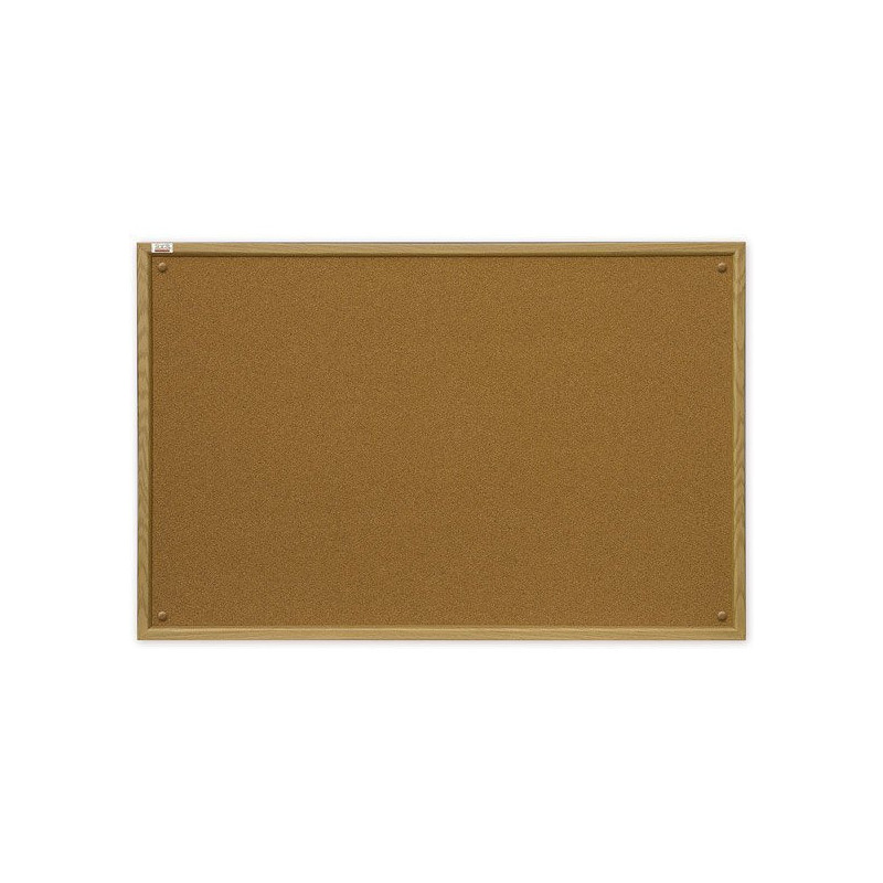 Tablica korkowa w ramie drewnianej 120x90cm OFFICE TC129/C zo 2X3