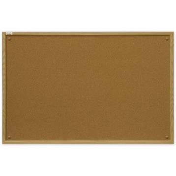 Tablica korkowa w ramie drewnianej 120x90cm OFFICE TC129/C zo 2X3