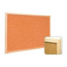Tablica korkowa 40x30 r.drewniana WIELKOR