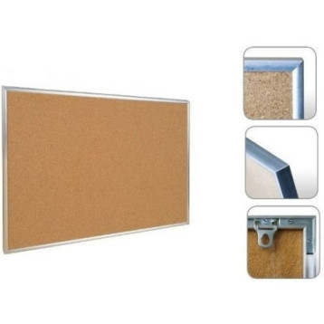 Tablica korkowa 100x80 r.aluminiowa WIELKOR