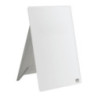 Tabliczka na biurko biała szklana 216 x 297 x 30 mm, pionowa 1905173