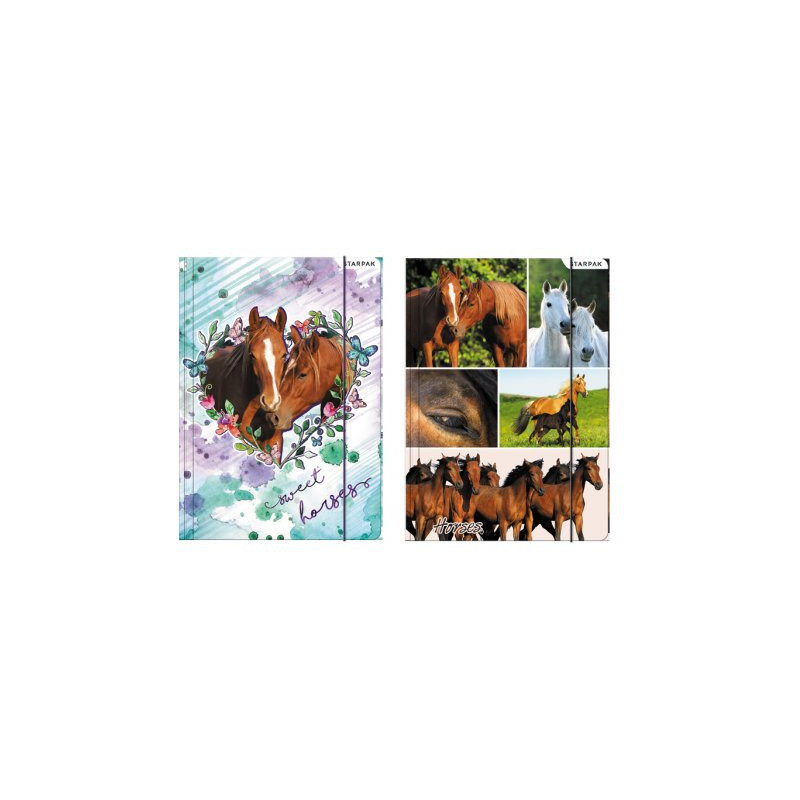 Teczka z gumką A4 STK SWEET HORSES 298952 STARPAK