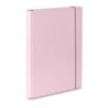 Teczka skrzydłowa z gumką 310/10 pastel różowy VAUPE