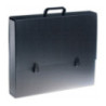 Teczka szkolna z rączką A3 5.5cm czarna TT5409 TADEO