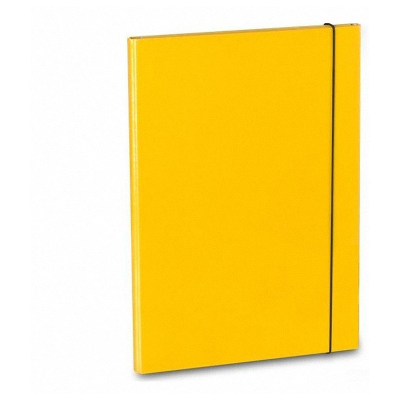 Teczka skrzydłowa 2cm z gumką żółta 322/08 VAUPE
