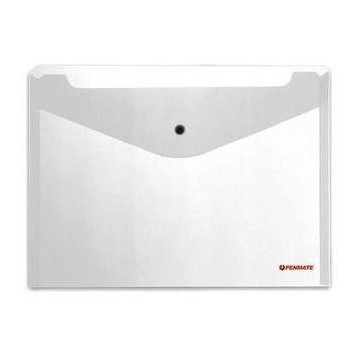 Teczka kopertowa na zatrzask A4 przezroczysta PP-231 TT6705 PENMATE Teczka kopertowa na zatrzask A4 przezroczysta PP-231 TT6705 PENMATE