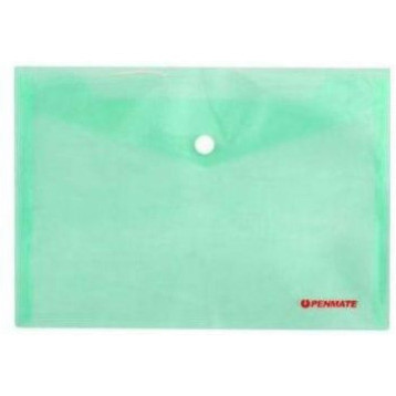 Teczka kopertowa na zatrzask A4 zielona PP-231 TT6708 PENMATE Teczka kopertowa na zatrzask A4 zielona PP-231 TT6708 PENMATE