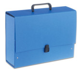Teczka z rączką B4 Jumbo 10cm niebieska TT6038