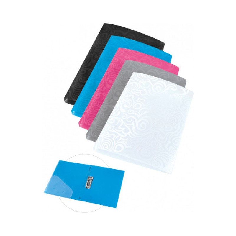 Teczka A4 z dociskiem TAI CHI biała 0410-0076-09 PANTA PLAST