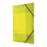Teczka z gumką na rogach A4 PP żółta BT624-Y TETIS