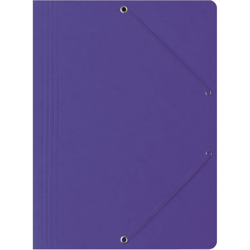 Teczka na dokumenty z gumką A4 preszpanowa fioletowa 400087828 BANTEX