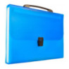 Teczka A4 harmonijkowa PP 13przegródek z rączką niebieska BT623-N TETIS