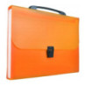 Teczka A4 harmonijkowa PP 13przegródek z rączką pomarańczowa BT623-P TETI