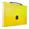 Teczka A4 harmonijkowa PP 13przegródek z rączką żółta BT623-Y TETIS