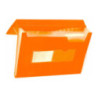 Teczka A4 harm.PP 13przegródek z gumką/rogach pomarańczowa BT621-P TETIS
