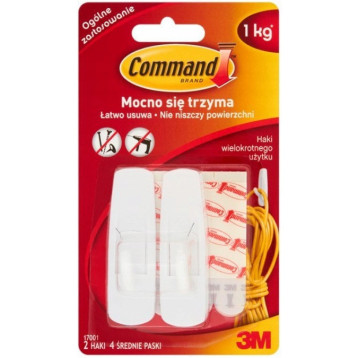 Haki 3M COMMAND wielokrotnego użytku średnie Haki 3M COMMAND wielokrotnego użytku średnie