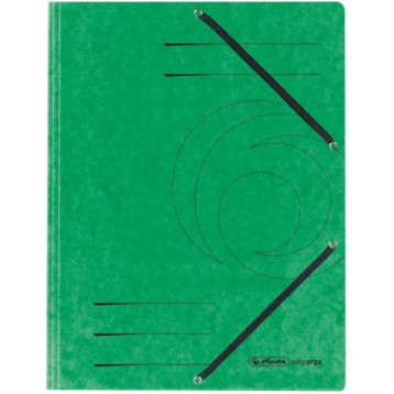 Teczka z gumką na dokumenty A4 z zakładkami Colorspan zielona 10843894 HERLITZ Teczka z gumką na dokumenty A4 z zakładkami Colorspan zielona 10843894 HERLITZ